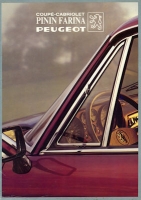 Peugeot 504 Coupé / Cabriolet Prospekt 1982