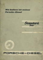 Porsche Diesel Schlepper Standard Star Bedienungsanleitung 12.1960