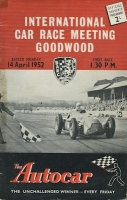 Programm Goodwood International Car Race Meeting 14.4.1952