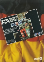 Programm Hockenheimring F 1 27./29.7.1990