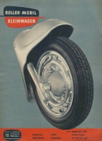 Rollerei und Mobil / Roller Mobil Kleinwagen 1956 Heft 12