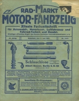 Rad-Markt und Motorfahrzeug 9.7.1921 Nr. 1572