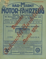 Rad-Markt und Motorfahrzeug 17.9.1921 Nr. 1582