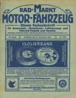 Rad-Markt und Motorfahrzeug 31.12.1921 Nr. 1597