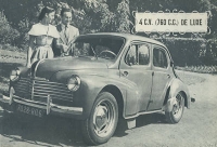 Renault 4 CV de Luxe Prospekt 12.1949 f
