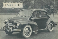 Renault 4 CV Grand Luxe Prospekt 4.1950 f