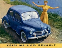 Renault 4 CV Prospekt 1955 f