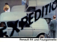 Renault 4 / Fourgonnette Prospekt ca. 1970