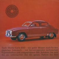 Saab Monte Carlo 850 Prospekt 8.1965