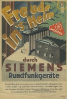 Simens Rundfunkgeräte Prospekt 12.1929