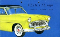 Simca Vedette Prospekt 1956