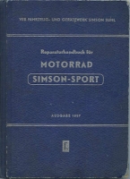 Simson Sport Reparaturanleitung 1957