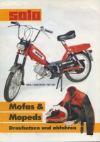 Solo Mofa 712 SL 1 + 2 und Moped 713 SL 2 Prospekt 7.1990
