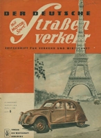Der Deutsche Straßenverkehr 1954 Heft 8