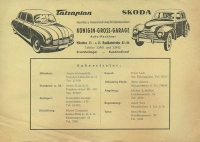 Tatra und Skoda Importeure für Süddeutschland 1951