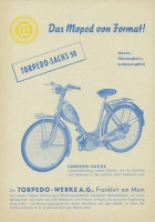 Torpedo Moped Sachs 50 Prospekt 9.1953