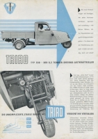 Triro Typ 500 Dreirad Lastkraftroller Prospekt ca. 1950