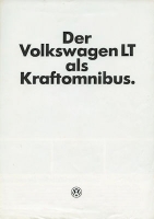 VW LT Kraftomnibus Prospekt 7.1978
