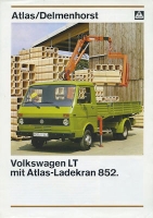 VW LT / Atlas Ladekran Prospekt 10.1978