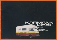 VW LT / Karmann Mobil Prospekt 1970er Jahre