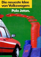 VW Polo 2 Jeton Prospekt ca. 1990