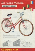 Vaterland Fahrrad Prospekt ca. 1960