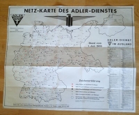 Adler Netzkarte Deutschland 1935