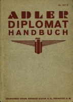 Adler Diplomat Bedienungsanleitung 10.1935