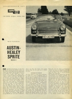 Austin Healey Sprite MK II Test 1961