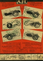 AJL Seitenwagen und Anhänger Programm 1930er Jahre