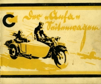 Anfa Seitenwagen Prospekt 1920er Jahre