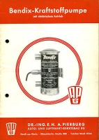 APG Bendix Kraftstoffpumpe ca. 1970