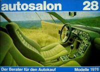 Autosalon in Buchform Nr. 28 1976