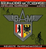 BAM Fahrrad Programm 1936