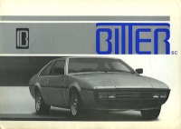 Bitter SC Prospekt ca. 1980