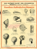 Max Blümich Nachf. Omnibus Beleuchtung Prospekt 1935