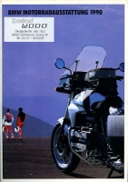 BMW Motorradausstattung Prospekt 1990