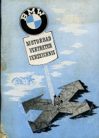 BMW Motorrad Vertreter Verzeichnis 1951