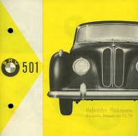 BMW 501 B Prospekt 5.1954