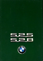 BMW 525 528 Prospekt 1.1975