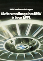 BMW Sonderausstattung Prospekt 1980