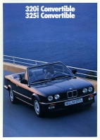 BMW 320i 325i Cabrio Prospekt 1990 e