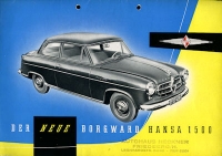 Borgward Hansa 1500 Prospekt 6.1954