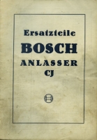 Bosch Anlasser CJ Ersatzteilliste 6.1937