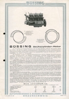 Büssing Motoren Prospekt 9.1929