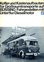 Büssing Großraumtransporter Prospekt 6.1965