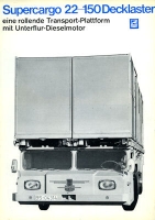 Büssing Supercargo 20-150 Decklaster Prospekt 9.1965