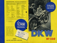 DKW RT 250 Prospekt 1952