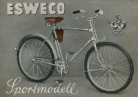 Esweco Sportmodell Fahrrad Prospekt 1937
