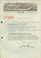 Fahr Brief 1938